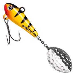 SpinMad Jig Spinner 10 g Lead Head Spinner Colour Favourite Bait Lemon Tiger