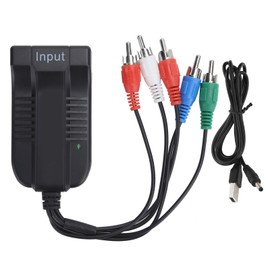 Z10AS RGB Component HDMI-Compatible Video R/L Audio to YPBPR Converter Adapter Plug and Play
