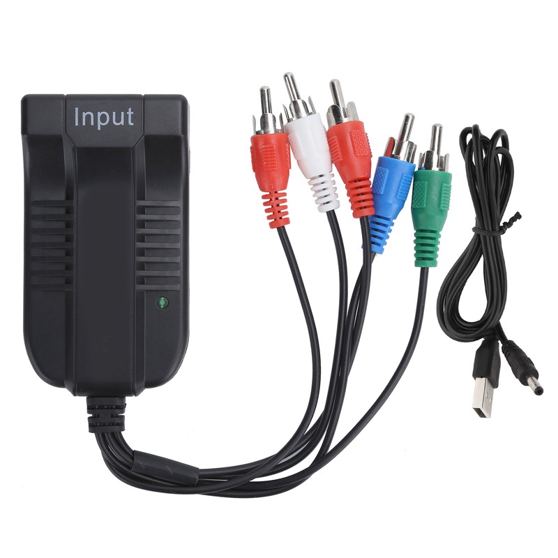 Z10AS RGB Component HDMI-Compatible Video R/L Audio to YPBPR Converter
