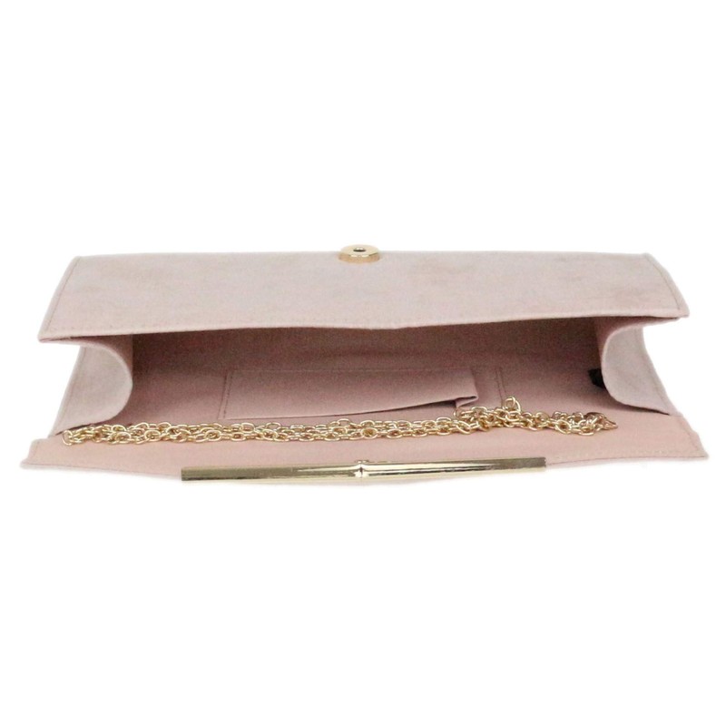 Girly Handbags Small Frame Clutch Bag, Naked