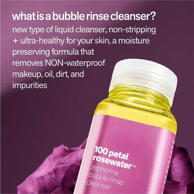 PLANT BEAUTY DISTILLERY Facewater Zepherine Facial Cleanser Rosewater 100 Petals