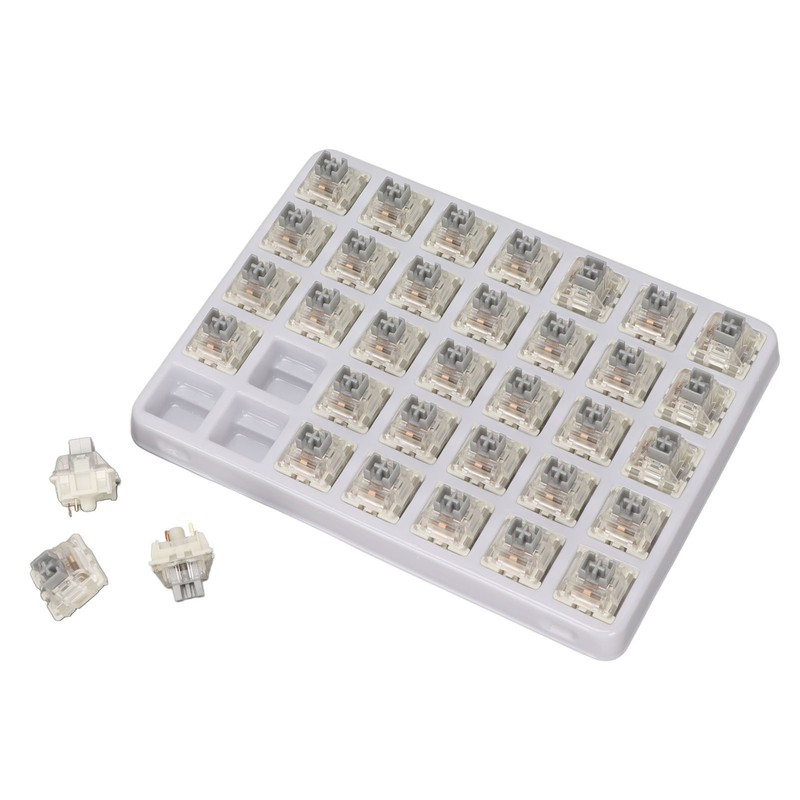 35 Pcs Keyboard Switch 3 Pin RGB SMD Linear Dustproof