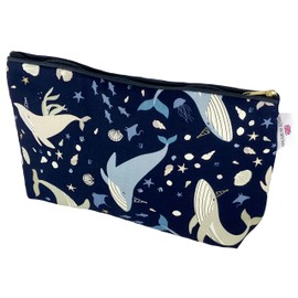 Kids Cotton Wash Bag - Happy Sea Creatures