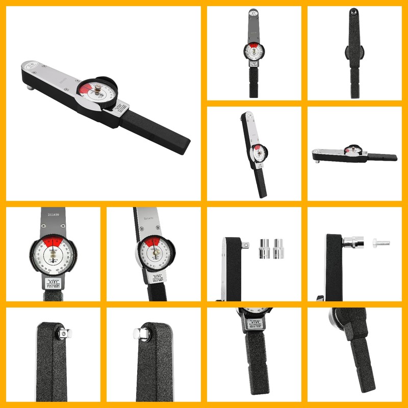 QUEMARQUE Dial Torque Wrench 0-100Nm, 1/2" Drive Precision Tool, ±3%