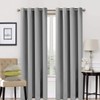 DreamNights Blackout Curtains Silver - Super Soft Curtains for Bedroom
