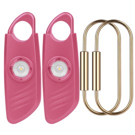 Coynor Personal Safety Alarm for Women – 140dB Safe Sound Personal Alarm with Strobe Light, Personal Protection Siren Device for Women, Men, Children, Elderly in 5 Colors – 2 Pack (Pink)