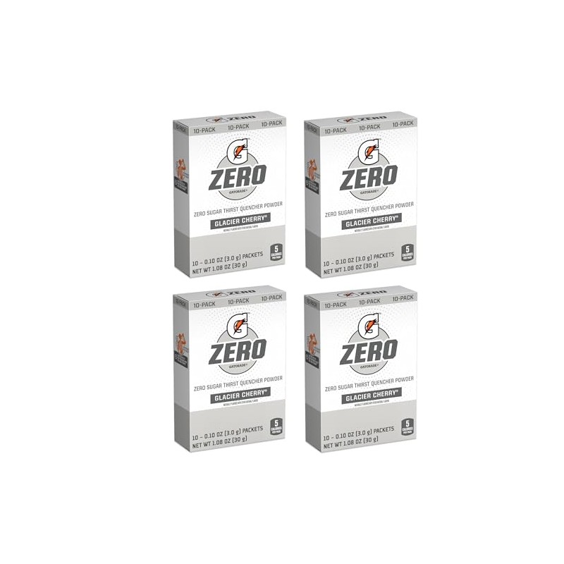G Zero Thirst Quencher Powder Packets, 0.10 oz Individual Packets