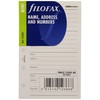 Filofax Mini Name/ Address/ Telephone Number