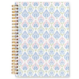 VIIJJUE Aesthetic Floral Notebook, Nature Plant Journal, Flower Botanical Journals for Writing,Hardcover Spiral Notebooks, 5.5x8.3 Inch