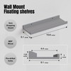 RICHER HOUSE 8 Set Floating Wall Mounted Shelves, Nursery Hanging