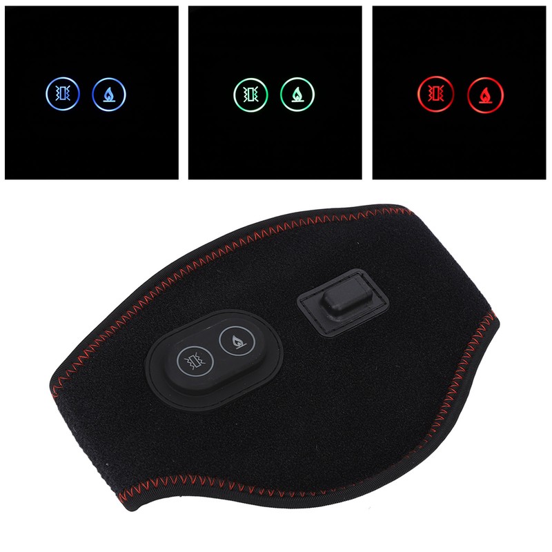 USB Heated Neck Wrap Vibration 3 Gear Temperature Control Electric