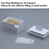24 Holes Capsule Filler Food Grade Compact Convenient Automatic Capsule