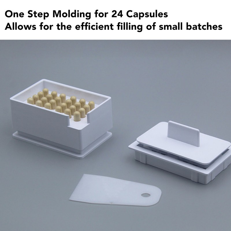 24 Holes Capsule Filler Food Grade Compact Convenient Automatic Capsule