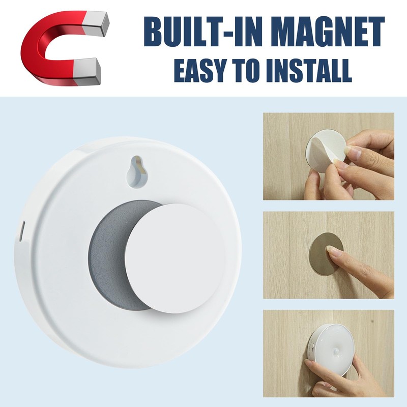 DWEPTU Motion Sensor Night Light 2 Pack LED Night Lights,