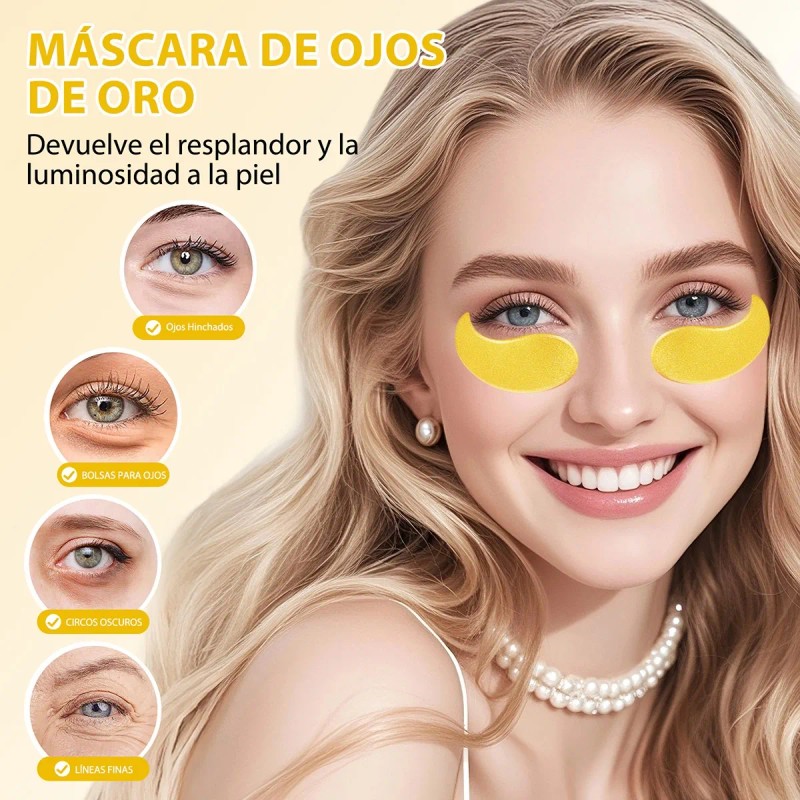 Fj Parches Hydrogel Contorno Ojos Acido Hialuronico