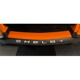 Advanced Trims SHELBY SPOILER SPLITTER BUMPER WHITE PLASTIC LETTERS INSERTS 2020 - 2024
