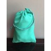 Cotton Single Drawstring Muslin Bags 3"x5" (Green Color)-25 Count Pack