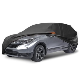 ACROPIX Car Cover Waterproof All Weather Full Exterior Cover Rain Hail Sun Protector Car Cover Black Fit for Honda CRV 1995-2024 with Door Zipper - Pack of 1