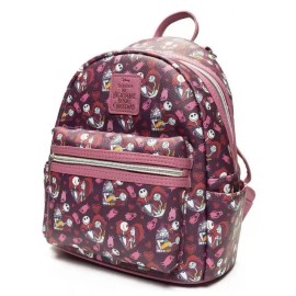 Loungefly Nightmare Before Christmas Jack Sally Hearts Mini Backpack EE Exclusiv