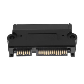 YINETTECH SATA 22 Pin 7+15 Male to Female Adapter for Hard Drives, Optical Drives, Solid State Drives, Black