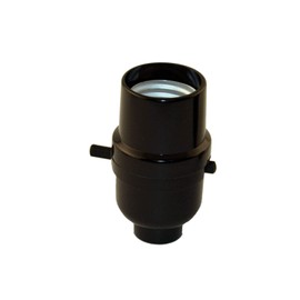 Black Socket, Push Through Socket, Lamp parts, make your own lamp,