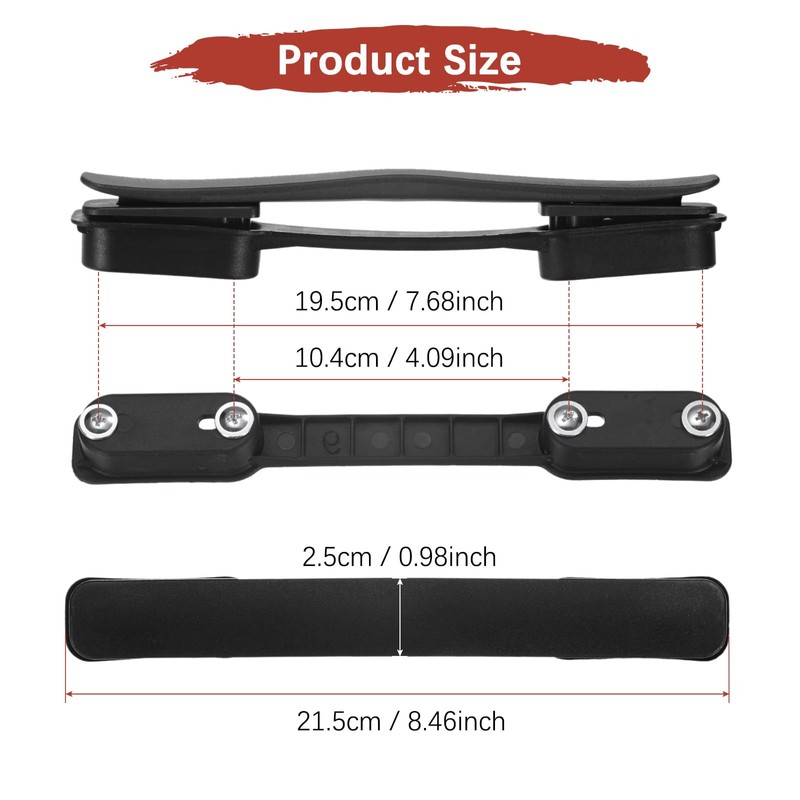 TIXIPEM Luggage Replacement Handle [1PCS] -Plastic Handle Grip Carry Strap