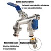 Garden Hose Splitter 2 Way Heavy Duty | Faucet Splitter
