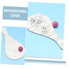 NUOBESTY 2pcs Racket Painting Paddle with Ball Attached Beach Paddle