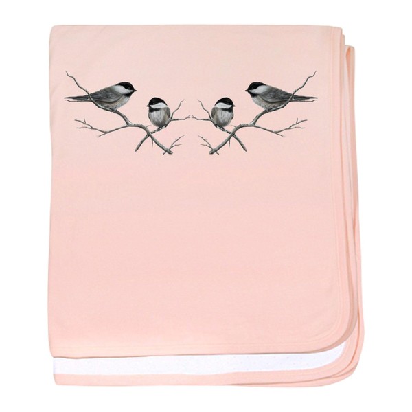 CafePress Chickadee Song Bird Baby Blanket, Super Soft Newborn Swaddle