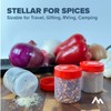 Pinnacle Mercantile 9 Pack 1oz Mini Plastic Spice Jars Bottles