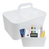 WSAMJIN Multipurpose Caddy Organizer, 5 Slots Basket Bin with Handle,