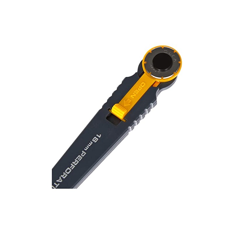 Olfa Cutter, Stainless Steel, Silver, 18mm Rotationsmesser PRC-2