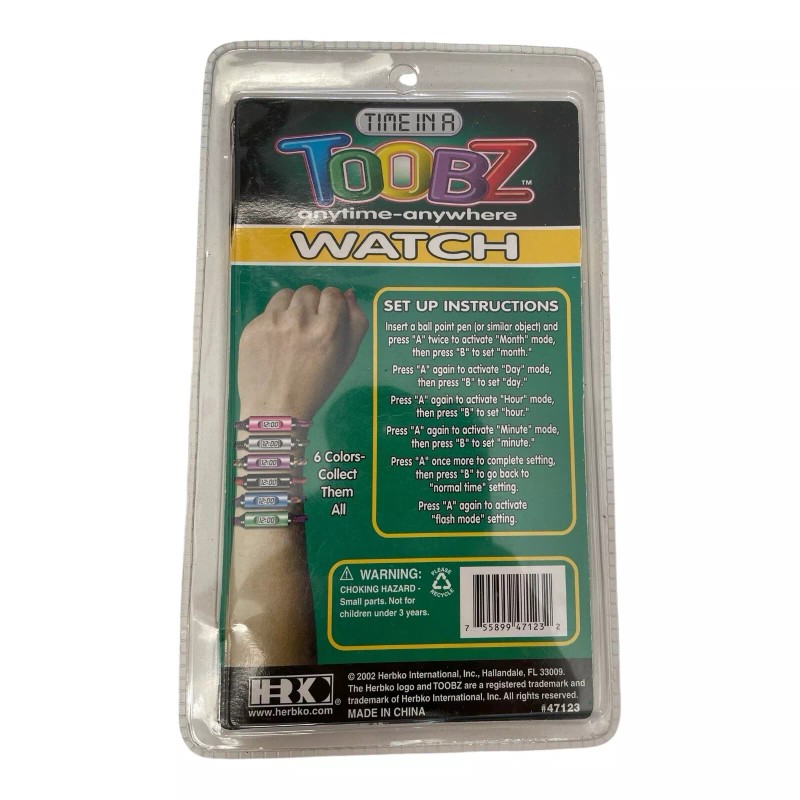 Toobz Time in a Tube Watch 3 Interchangeabl