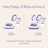Lansinoh Signature Pro Double Electric Breast Pump, Portable with LCD