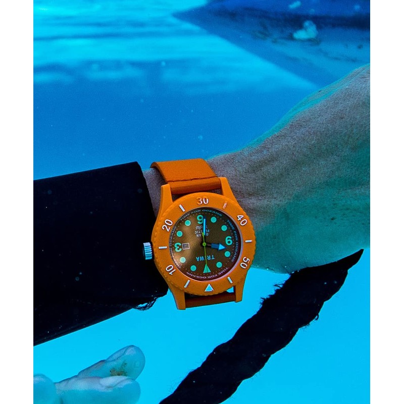 TRIWA TFO203-CL150512 Men's & Women's Time For Oceans Submarina Orange