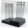 STOBOK Model Making Base Paint Booth Stand 25pcs Clip Base
