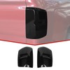 JeCar Taillight Trim Covers Smoked Brake Light Rear Lamp Guards
