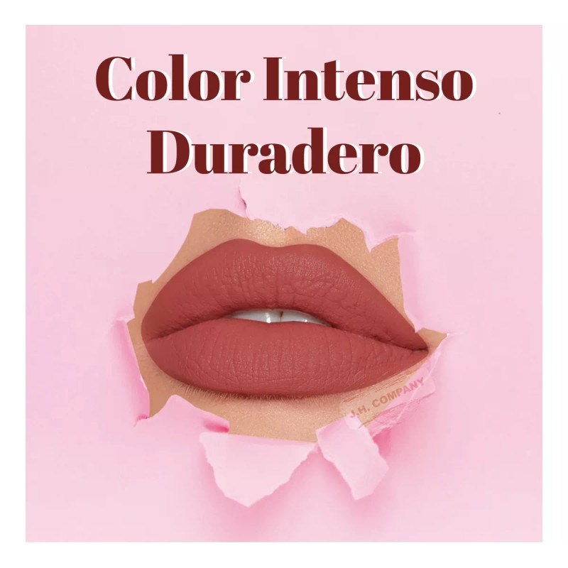 J.H. Company Labial Matte En Barra Gato Kawaii Lipstick X