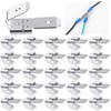 Tellegloww 25 Pcs Double Piggyback Spade Connectors Electrical Double Male