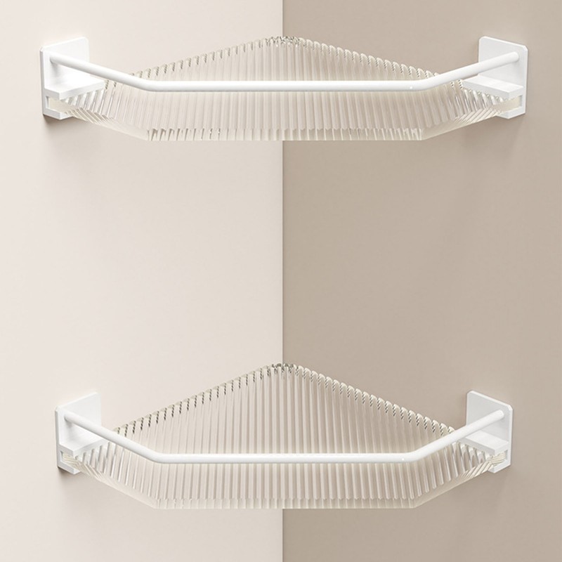 Corner Shower Caddy Bathroom Shower Organizer Acrylic Shower Shelf No