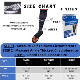 GO Compression Socks For Women Open Toe 20-30 mmHG Knee High Graduated Compression Toeless Compression Stockings Women & Men (Medium) BlackWhite