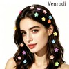 100 Pcs Mini Flower Hair Claw Clips, Small, Tiny Clip