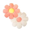 Ortviai 2 Pcs Flower Cushion, Floor Cushion, Daisy Shaped Cushion,