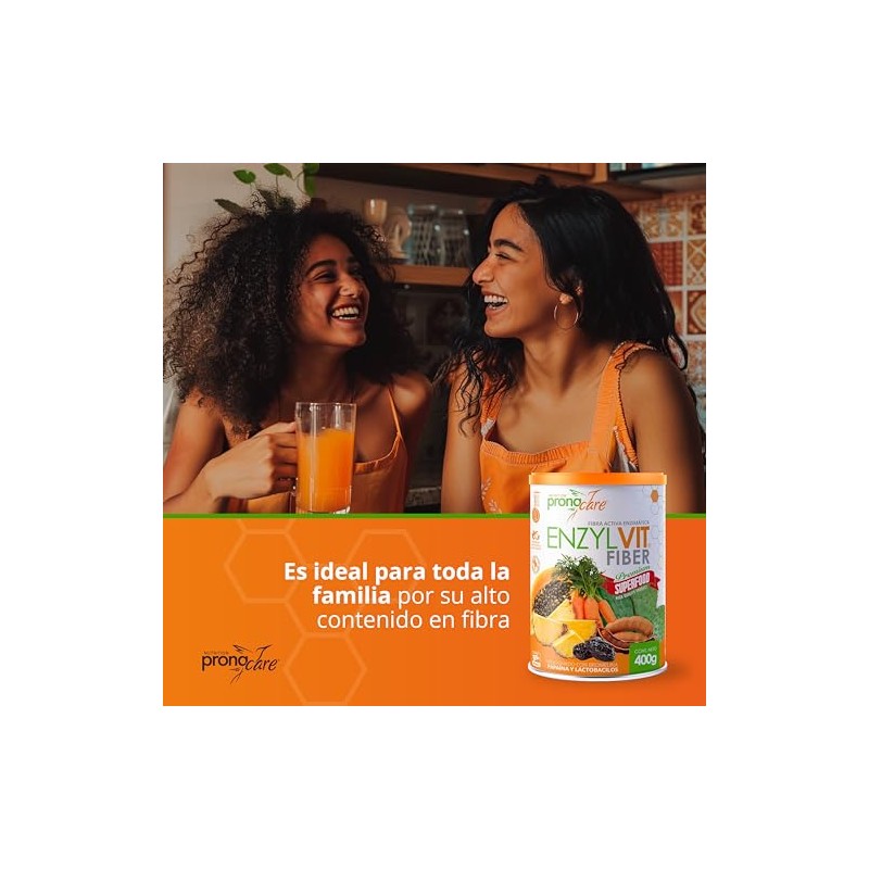 Fibra Digestiva en Polvo 100% Vegetal Adicionada con Papaína y