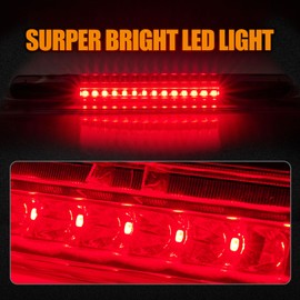 Cxdar Third 3rd Brake Light LED for 2005-2010 Scion tC, High Mount Rear Brake Lights Assembly for 05-10 Scion tC, Waterproof Center Cab Lamp Stop Light (Black)
