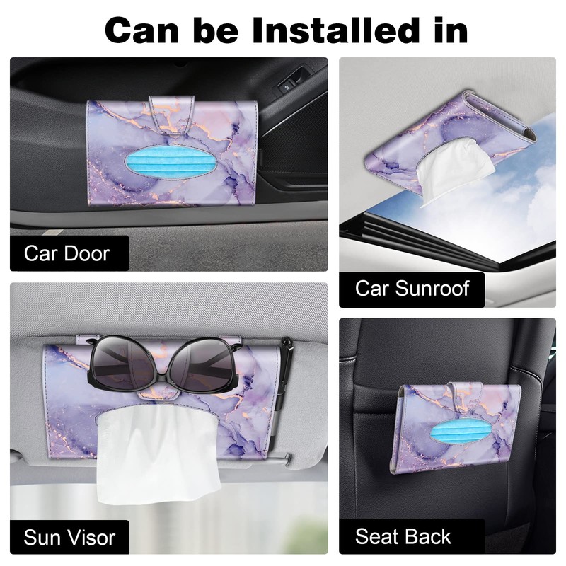CaseBot Car Visor Tissue Holder, Sun Visor Napkin Holder, Mask