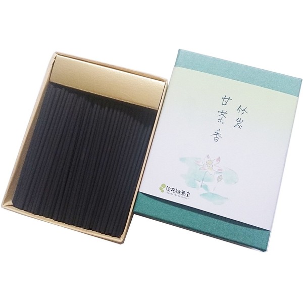Awaji Baikaundo Smokeless Incense, Bamboo Charcoal Sweet Tea Incense, 2.9 oz (55 g), 3.1 inches (8 cm) #42