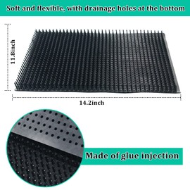 Washable Chicken Nesting Pads 6 Pack Chicken Coop Accessories, Pad for Duck, Chicken Coops Nesting Boxes, Cuttable and Reusable Egg Laying Mats for Coops Hen House Poultry Eggs Protecting, 14"x11.8"