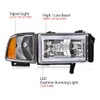 G-PLUS LED C Light Bar Headlights Assembly Fit Dodge Ram