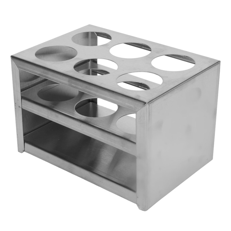 Test Tube Holder 304 Stainless Steel 6 Hole 3 Layer